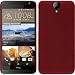 Produktbild PhoneNatic Case für HTC One E9+ Hülle rot gummiert Hard-case + 2 Schutzfolien