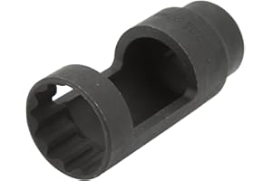 KADIMENDIUM 1/2in Drive Injector Socket, Injection Remover Tool 27mm Chrome Vanadium Steel Universal for Cars