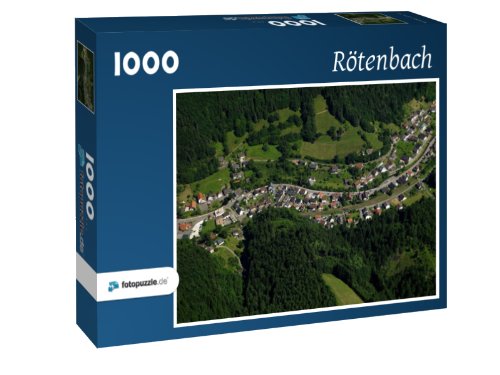 Preisvergleich Produktbild Rötenbach - Puzzle 1000 Teile mit Bild von oben