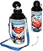 Produktbild große _ Trinkflasche / Sportflasche - auslaufsicher - " Disney Cars - Lightning McQueen " - Flasche 650 ml - leicht transparent - aus Kunststoff - Fahrradflasche / Trinklernflasche zum Umhängen zum umhängen - für Kinder - Jungen Auto / Fahrzeuge - Autos Francesco - Plastik - Aluflasche 0,65 Liter / Wasserflasche - Plastikflasche - Kunststoffflasche