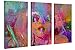 Produktbild Premium Leinwandbilder – Same Place Same Time – 120x80 cm (3 x 80x40 cm) – XXL Kunstdrucke auf Leinwand auf 2 cm Holz-Keilrahmen – Deutscher Marken-Qualität von Joe Ganech x Gallery of innovative Art