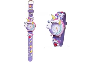 FASHION YO Analogue Quartz Watch with Stainless Steel Strap Bracelet Cats Girls Toddler Watches Gifts for Kids Birthday Gifts Gift Box