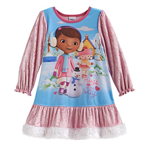 Disney Toddler Girls Doc McStuffins "Hugs are on the Way" Pink Nightgown - 4T