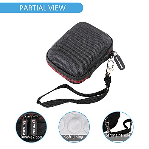 LTGEM EVA Harte Fall Schützender Tragender Tasche Abdeckung für Samsung T3 Portable 250GB 500GB 1TB 2TB SSD USB 3.0 Extern Solid State Fahren Stoßfest Lagerung Reisen Tasche-Schwarz - 8