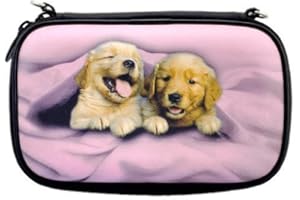 Housse de transport 3DS Chien - Rose
