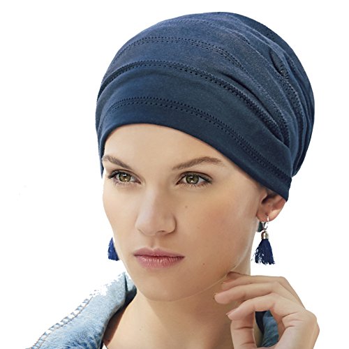 Preisvergleich Produktbild Clara hippie chic Turban mit baggy Passform - Marineblau