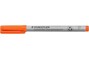 STAEDTLER Lumocolor universal 316 F-Spitze aprox. 0,6 MM paquete no Permanente de 10 en naranja Cartón Caso