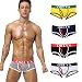Produktbild Omiky® Herren Breathable ORLVS Unterwäsche Shorts Männer Boxer Unterhosen Niedrigtaille Weich Briefs (Grau, L)