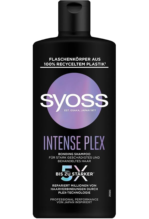 Schwarzkopf Syoss Repair Therapy Shampoo 500 Ml – Für Geschädigtes & Trockenes Haar