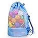 Produktbild Samione Strandspielzeug Tasche für Sandspielzeug, Strandtasche Groß, Wasserspielzeug Rücksack Beutel für Kleinkind Kinder, XXL Mesh Badetasche für Familie Urlaub