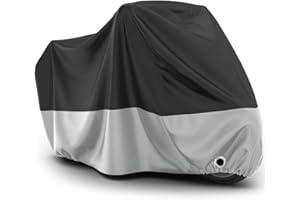 VIYOLI Telo Coprimoto, per BMW R 1200 GS LC R1200GS ADV R1250GS Adventure R 1250 GS Telo Coprimoto Impermeabile Per Esterno, Resistente a Polvere/Pioggia/Vento/Foglie/anti UV,XXXL