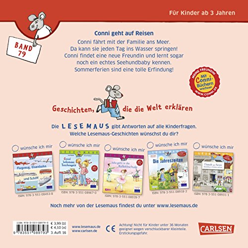 Book's Cover of Conni geht auf Reisen: Mit Gratis Mitmach-Zeitschrift