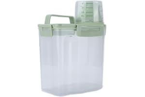 GZD Zbiornik do przechowywania karmy dla psów, odporny na wilgoć, półprzezroczysty, wodoodporny pojemnik na karmę dla zwierząt do przechowywania karmy dla zwierząt domowych