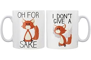 GRINDSTORE Taza For Fox Sake Blanco Set de 2