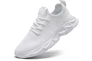 VGPSFN Mens Trainers Running Shoes Walking Sport Outdoor Casual Tennis Gym Fitness Shoes for Men Breathable Mesh Comfortable Lightweight Sneakers