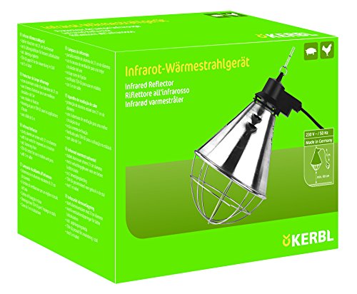 Kerbl 22318 Infrarot-Wärmestrahlung Alu 5 m Kabel - 2