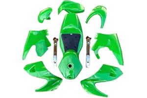 HMParts Carénage Kit avec Banquette Complet Vert Kawa Style Poche de Vélo