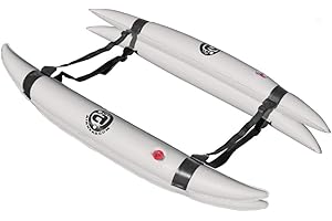 Airhead Ahsup-a006 Roues d'entraînement Sup, parfaites pour Les débutants, Le Yoga, la pêche Unisexe, Blanc, Taille Unique