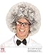 Price comparison product image Mens SCIENTIST/OLD MAN WIG Accessory for Doc Brown Madman Professor Inventor Fancy Dress Adults Male