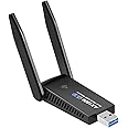 Karessories WiFi6 AX1800 WiFi Adapter USB 3.0 1800Mbps Wireless Network Card Dongle Dual Band Dual Antennas for PC Laptop Computer