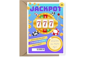 DIVINO REGALO Tarjeta rasca eurojackpot | Vale regalo para rellenar | Incluye tarjeta rasca personalizable | Tarjeta para regalo | Idea de regalo original para parejas, amigos o familiares | Cupón sorpresa