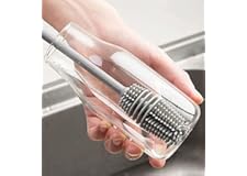 Raxon Innovation Long Handle Silicone Bottle Cleaner Brush for Washing Water Bottle || Solution Bottle Mug Cleaning Brush || 