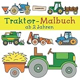 Image de Traktor-Malbuch ab 2 Jahren: Fahrzeuge auf dem Bauernhof zum Ausmalen, Kritzeln und Entdecken