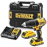 DEWALT DCD778D2T-QW, Trapano Avvitatore Xr Litio 18V con Batteria Da 2 Ah, Multicolore