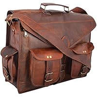 15 Zoll Handarbeit aus echtem Leder Messenger Laptoptasche Aktentasche, Rustikale Durable Hand Crafted Ledertasche