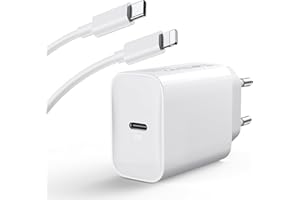 GUMOSH Chargeur Rapide for iPhone 14/14/Pro/14 Pro Max/14 Plus/13 12 11 SE XR X XS 8, 30W USBC Charger Prise Secteur Type C Alimentation USB C Adaptateur et 2M Cable