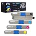 Produktbild Cool Toner kompatibel Toner fuer 44469803 44469706 44469704 44469705 fuer OKI C310dn C330dn C331dn C510dn C511dn C530dn C531dn MC351 MC352DN MC361MFP MC362DN MC362W MC561 MC562DN MC562W, K-3500, C/Y/M-2000 Seiten, 4 Pack