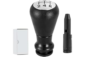 DINJUNXI Pommeau de Vitesse pour Citroen et Peugeot 206 207 Pommeaux de Leviers de Vitesse pour Peugeot 307 106 107 205 301 306 308 408 508 et Citroen C1 C2 C3 C4 C5 Saxo Picasso Berlingo GTI Xsara Noir