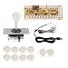 Produktbild Baoblaze Nullverzögerungs USB Encoder Board PC Controller Joystick Buttons DIY Kits Für Arcade-Spiel - Weiß