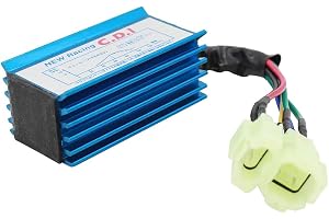 ANCLLO 6-stifts AC tändning racing CDI ersättning för GY6 139QMB 152QMI 157QMJ motor 50cc 70cc 90cc 125cc 150cc 250cc ATV mop