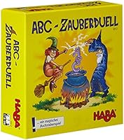 Haba 4912 - ABC Zauberduell, Lernspiel ab 6 Jahren zum Buchstabenlernen, Perfektes Geschenk für Schulanfänger zur Einschulung, Reise- und Mitbringspiel