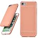 Produktbild ONEFLOW Apple iPhone 7/8 | Hülle Leder-Optik Rosé-Gold Palmero Silikon-Hülle Dünn Schutzhülle TPU Handyhülle für iPhone 7/8 Case Ultra-Slim Handy-Schutz