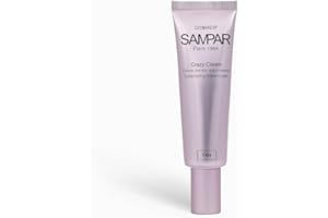 Sampar- Crazy Cream Tan - Crème Teintée hydratante & Protectrice, Unifie le Teint - Effet Naturel - Pour toutes les Carnations de Médium à Mate - Tube 30 ml