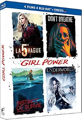Girl Power - Coffret : La 5ème vague + Don't Breathe + Instinct de survie + Underworld : Blood Wars [Blu-ray + Copie digitale]
