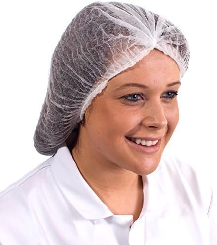 KLEEN 1000 Disposable White Mobcaps/Cap/Mobcap for Catering, Beauty, Industrial and Nursing Applications
