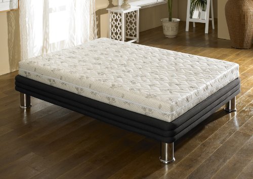 Orthopaedic Reflex Foam Mattress, Happy Beds Flex 1000 Medium Firm Tension Rolled Mattress with Removable Cover - 4ft6 Double (135 x 190 cm)