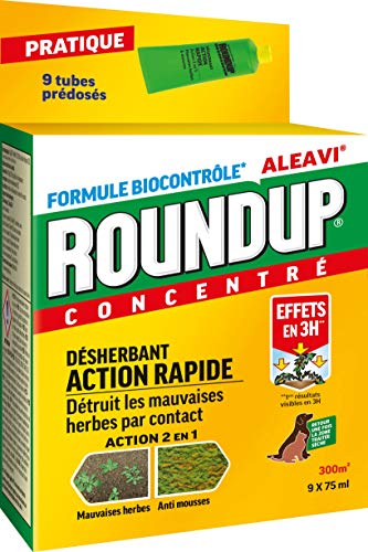 détail Roundup Désherbant Polyvalent Rapide Tubes Pré-dosés, x9