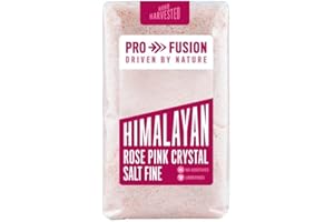 Profusion Himalayan Rose Pink Crystal Salt Fine 500 Grams (Pack of 2)