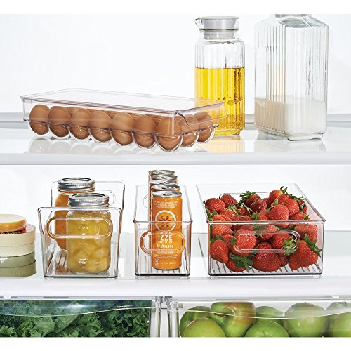 InterDesign 72930EU Kühlschrank-Boxen Eierdose, Groß, Durchsichtig - 4