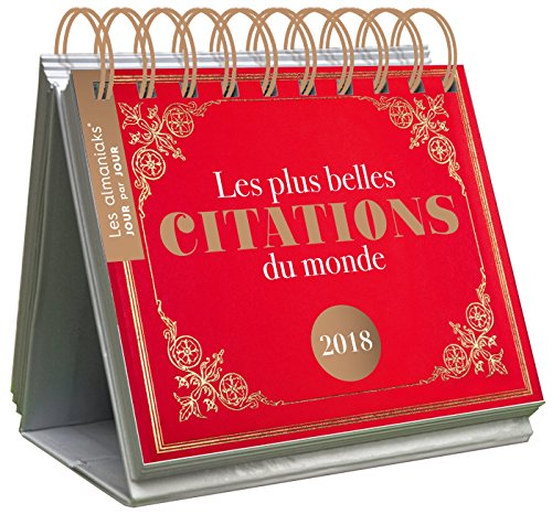 Book's Cover ofCALENDRIER  Almaniak Les plus belles citations du monde 2018