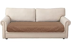 Taiyang Funda para sofá 100% Impermeable para Perros, Funda para Cama de Perro, Protector de Muebles de café para niños, Perro, Gato (marrón metálico, 76-180 cm)