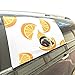 Produktbild Rtosd Orange Slice Fruit Yummy Faltbarer Hund Sicherheit Auto Gedruckt Fenster Zaun Vorhang Barrieren Beschützer Für Baby Kind Einstellbar Flexible Sonnenschutzabdeckung Universal Fit Für SUV