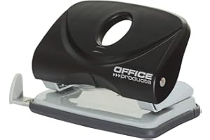 OFFICER PRODUCTS Hole Punch Office Products Punches Up to 20 Sheets Plastic Black/Small Office Accessories/Type-Standard/Material-Metal/Plastic/Colour-Black/Size-Q1/US-Quart/888/Folio/A4/A3-E/A5/A6/B5/B6/Ex