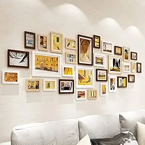 ArtzFolio Wall Photo Frame D120 Multicolor 4x6-18pc;5x7-9pc;6x6-2pc;8x10-2pc;Set of 31 PCS