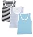 Lula Sleeveless T Shirts Striped- Pack of 3(CB01030316227324) RS.390.00
