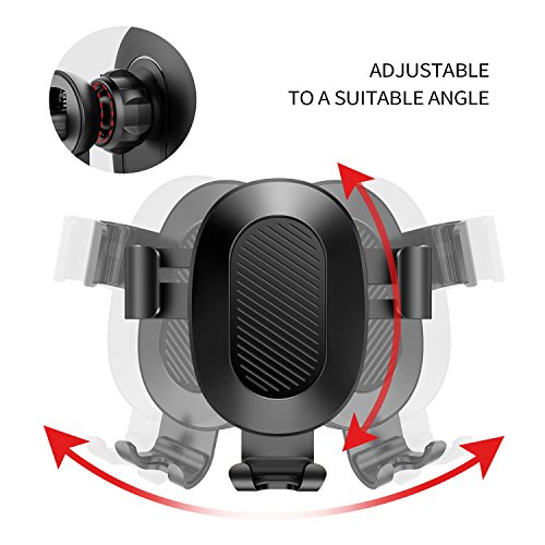 Handyhalterung Auto , Humixx [Lebenszeit-Garantie] 360 Â° Ein-Hand-Operative Auto-Air Vent Universal-Handyhalterung Kompatibel fÃ¼r Phone mit einer Breite von 6,5 cm- 9cm-Schwarz